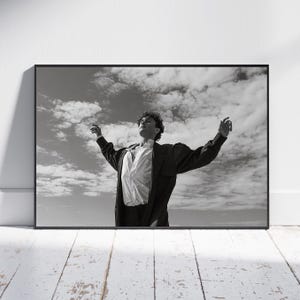 Original Fine Art BW Photography Print Poster – Choreography of Solitude &quot;The Dancer’s Silence&quot;