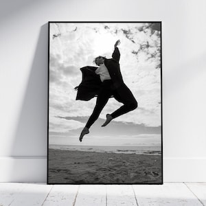 Original Fine Art BW Photography Print Poster – Choreography of Solitude &quot;The Dancer&#39;s Truth&quot;