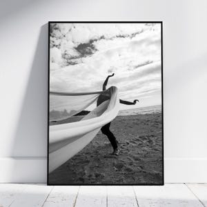 Original Fine Art BW Photography Print Poster – Choreography of Solitude &quot;Lines of Thought&quot;