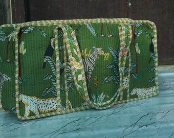 Personalized Mahjong Quilted Cotton Tote Bag. Embroidered Mehjong tile Bag , Gift for Mahjong Lover, Mahjong Accessories Bag.