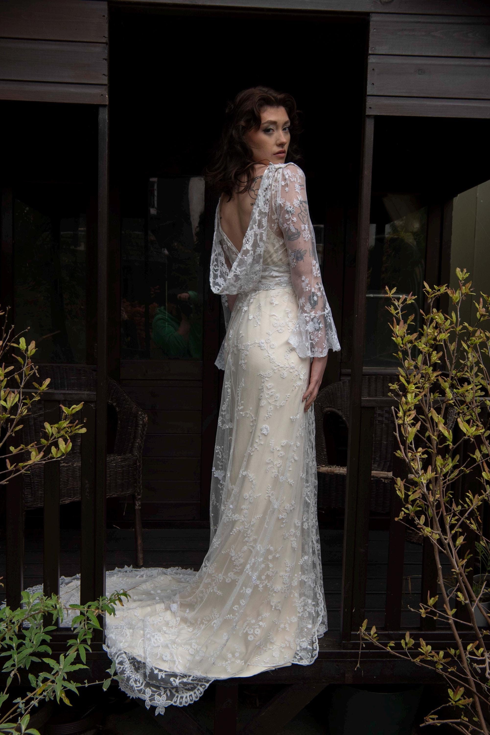 Tambour Lace Gown - Etsy