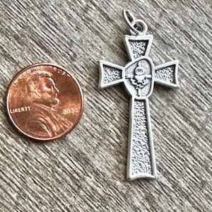 Set of 5 First Communion Cross with Texture , 1 1/2 Inch Tall, Italian