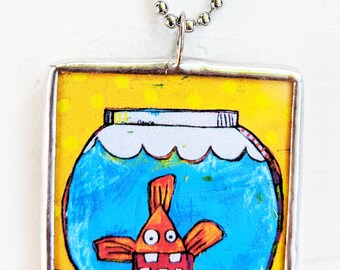 Necklace - Unhinged Goldfish