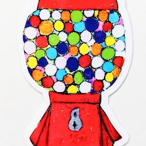 Sticker - Gumball Machine