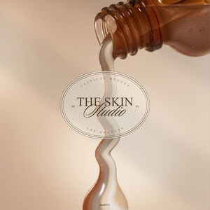 Aesthetic brown and beige luxury beauty inspired image showing one logo variation included in the kit.
This image emphasizes elegance and premium branding ready for entrepreneurs seeking instant credibility.