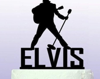 Personalised Elvis Cake Topper