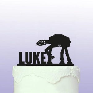 Personalised StarWar Cake Topper