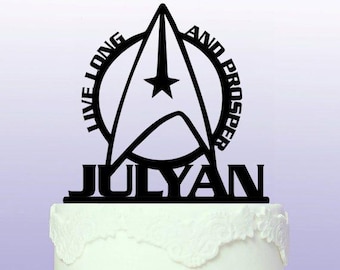 Personalised Vulcan Cake Topper