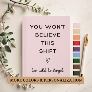 Presentes personalizados para enfermeiras, diário para enfermeiras, presentes de formatura, presente para recém-formados, presente para estudantes de enfermagem, presente personalizado para formandos de enfermagem
