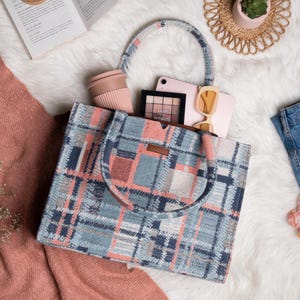 Alles was ich brauche Box Taschen: Stilvolle multifunktionale Tragetasche mit Reißverschluss, Laptopfach & Taschen - Perfekt für Arbeit, Uni und Reisen