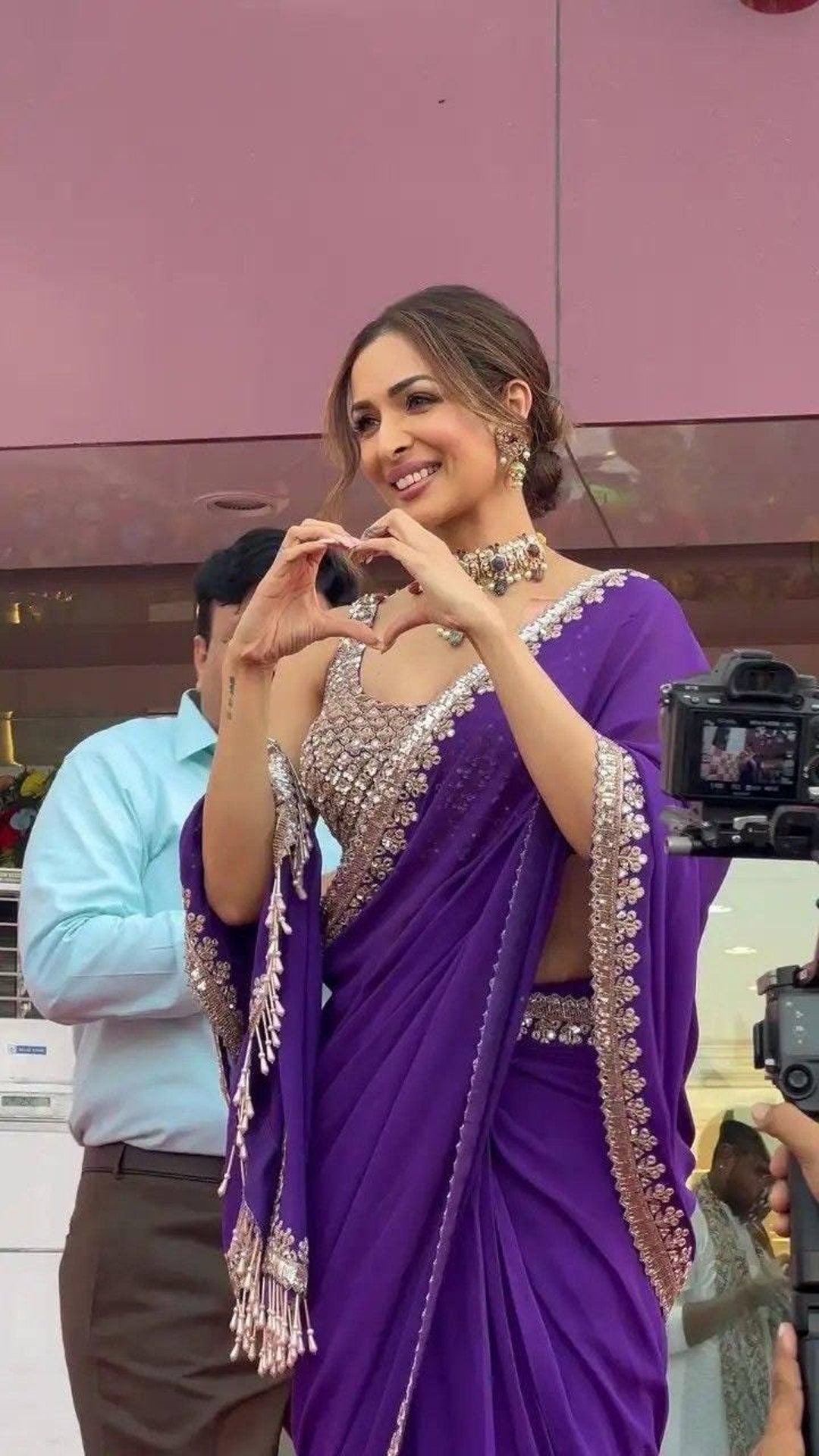 Embroidered Rangoli Silk Saree: Cutwork Border, Stitched Blouse - Etsy