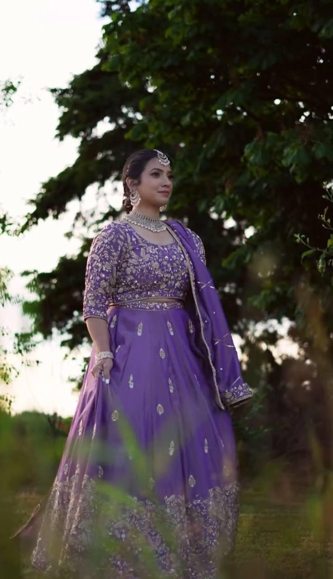 Festive Handcrafted Lehenga Choli Set For Women