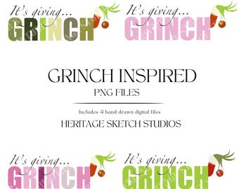 Grincheux PNG | Clipart Grincheux | Sublimation Grinch | Vecteur Grinch | Visage de Grincheux SVG | Grinch main SVG | Police Grinch | Grincheux de Noël |