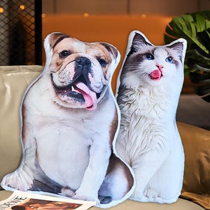 Custom 3D Pillow | Body Shaped Pet Pillow | Personalized Head Face Mini Pillow | Toys Dolls Stuffed I Birthday Christmas Gift | GIFORUE