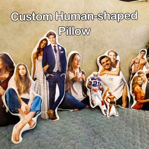 Custom Head Face 3D Pillow | Personalized Body Shaped Pillow With Photo | Custom Gag Gift Birthdays Christmas Holidays Anniversary |GIFORUE