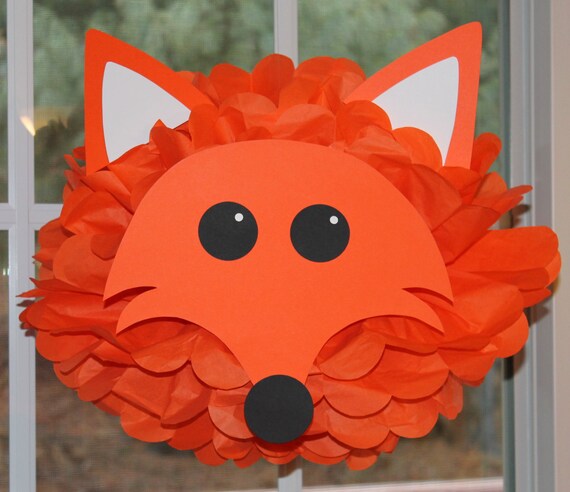 Fox tissue paper pompom kit Il_570xn