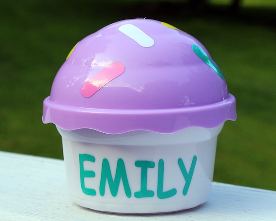 Cupcake personalized favor holder container sprinkles sweets party decor decoration Il_570xn