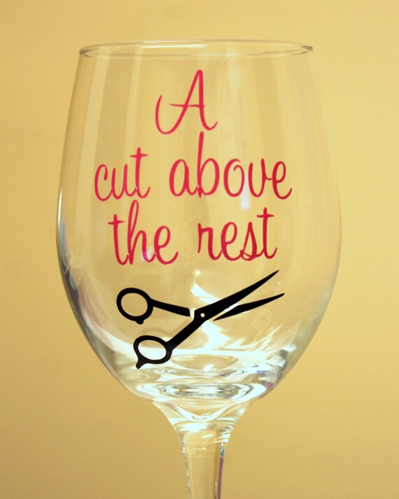 Hair dresser hairdresser stylist dye cut blow drink funny wine glass pint beer mug Il_570xn