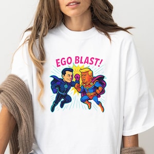Trump vs Elon Fight T-Shirt, Trump Musk Fallout Shirt, Billionaire Fight Tee, Anti MAGA Shirt, Anti Elon Musk Shirt, Funny Political Tee