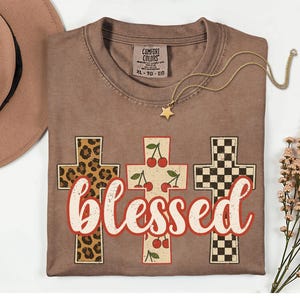 Christian Cross Shirt, Religious Shirt, Christian Gifts, Inspirational Tee, Christian Shirts, Christian Apparel, Jesus Shirt, Faith Clothing