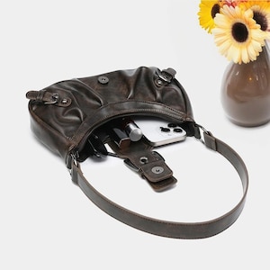 Original Design Brown Faux Leather Chain Linked Shoulder Bag main image 0