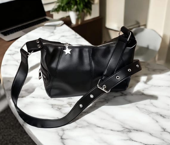 Buy Y2K Korean Gothic Star Girl Black Handbag, Harajuku Aesthetic
