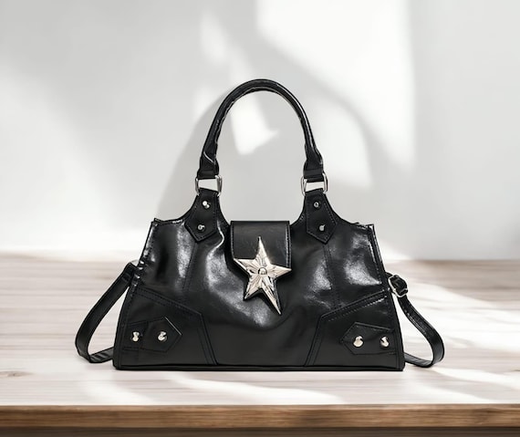 Y2K LEATHER RIDERS TOTOBAG ONE STAR