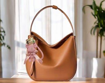 Handmade Cowhide Leather Tote Bag | Everyday Shoulder Bag