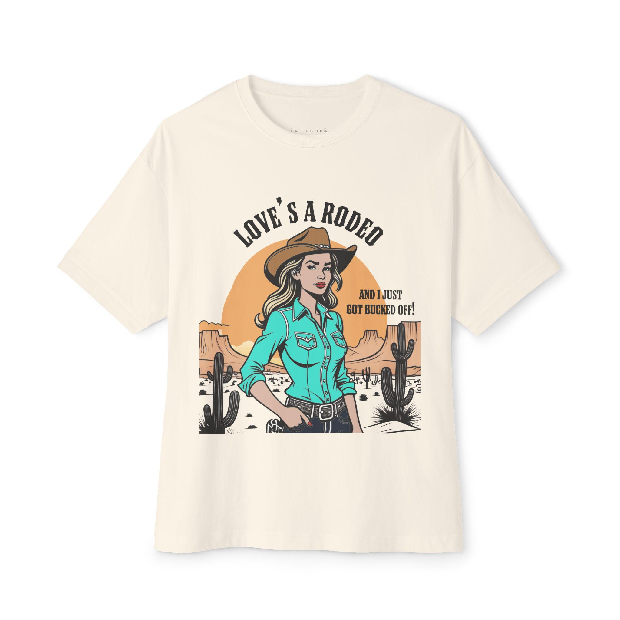 レトロカウガールTシャツ：ヴィンテージウエスタングラフィックTシャツ 