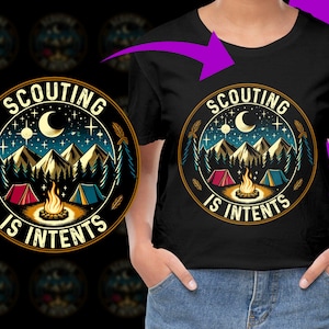 Scouting is Intents Scout Camper Camping PNG, Free Commercial use, Instant Download