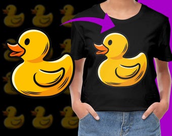 Rubber Duck Duckie PNG, Free Commercial use, Instant Download