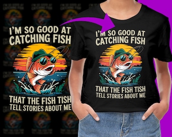 Je suis si doué pour attraper du poisson et pêcher PNG Téléchargement instantané gratuit pour utilisation commerciale