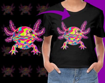 Kleurrijke Axolotl-png, gratis commercieel gebruik, directe download