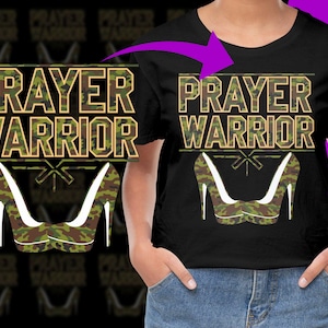 Chica cristiana guerrera de oración Fe religiosa PNG, uso comercial gratuito, descarga instantánea imagen 1