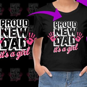 Orgoglioso neo papà È una bambina Annuncio del sesso del bambino Festa di rivelazione del sesso PNG, Uso commerciale gratuito, Download immediato