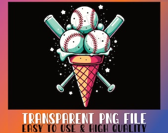 Archivo PNG de béisbol con helado, jugador de béisbol PNG