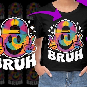 Bruh Peace Sign 3 PNG, Free Commercial use, Instant Download