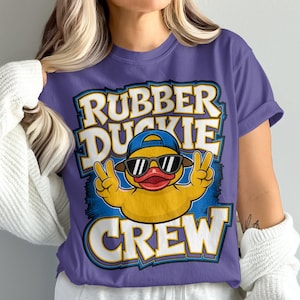 Rubber Duckie Crew Duck PNG, Free Commercial use, Instant Download