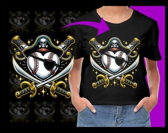 Baseball Pirate PNG, Free Commercial use, Instant Download