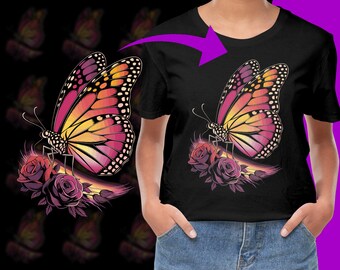 Floral Butterfly PNG, Free Commercial use, Instant Download