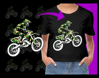 Camouflage Motocross Dirt Bike PNG, Free Commercial use, Instant Download