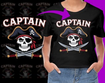 Captain Pirate Boot Party Matching 2 PNG, Free Commercial use, Instant Download