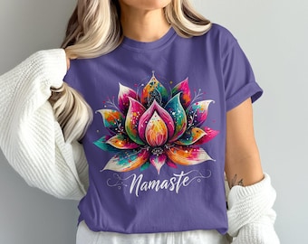 Namaste Yoga Lotus Flower Meditaton Zen Boho PNG, Bezpłatne użycie komercyjne, Natychmiastowe pobranie