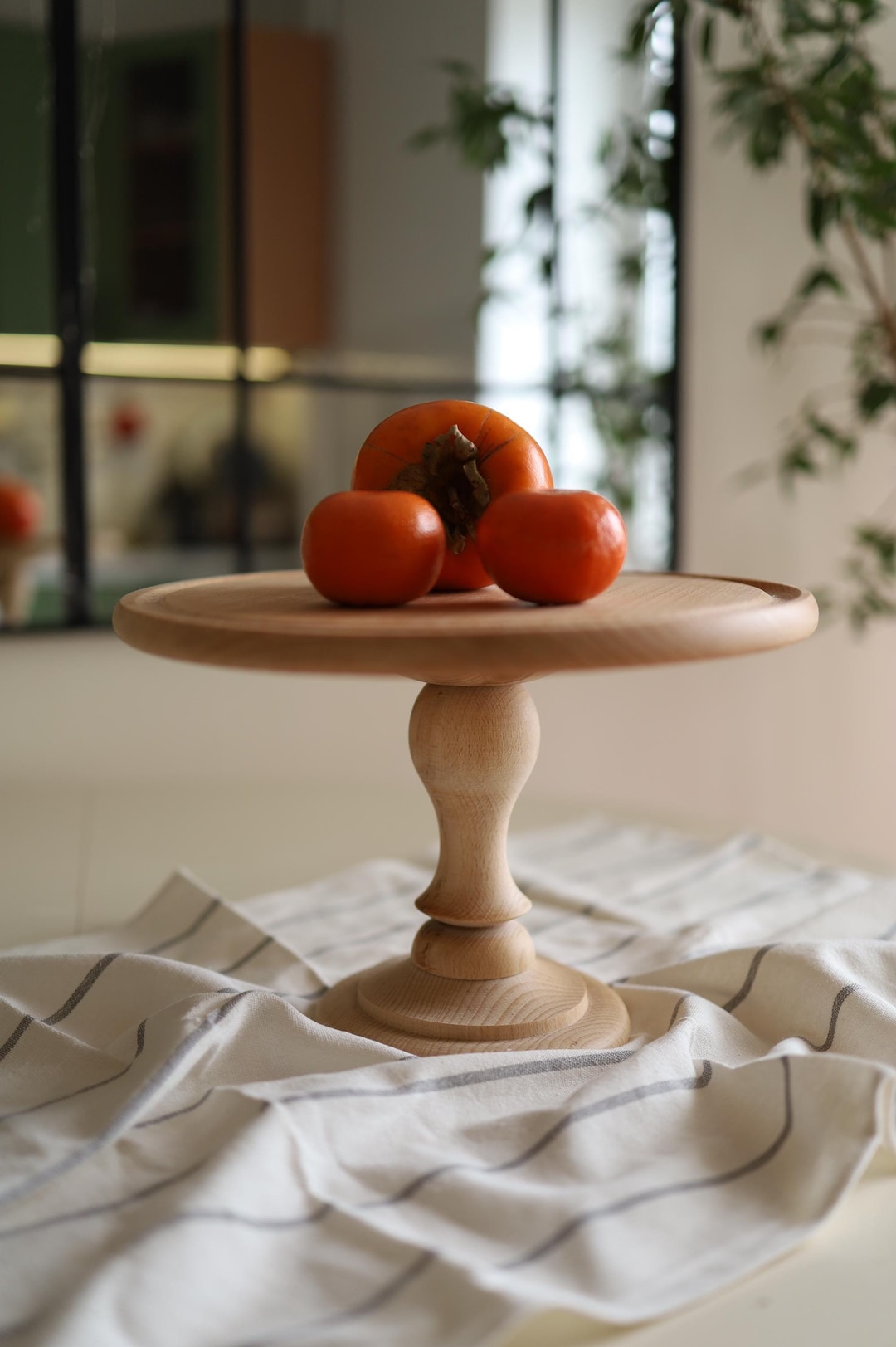 Unique Classic Cake Stand, Rustic Cake Display Plate for Wedding ...