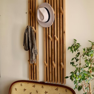 Crochets muraux pour entrée, porte-manteau en bois, patères, porte-serviettes pour salle de bain, porte-clés et porte-chapeaux, porte-serviettes en bois, décoration murale de ferme