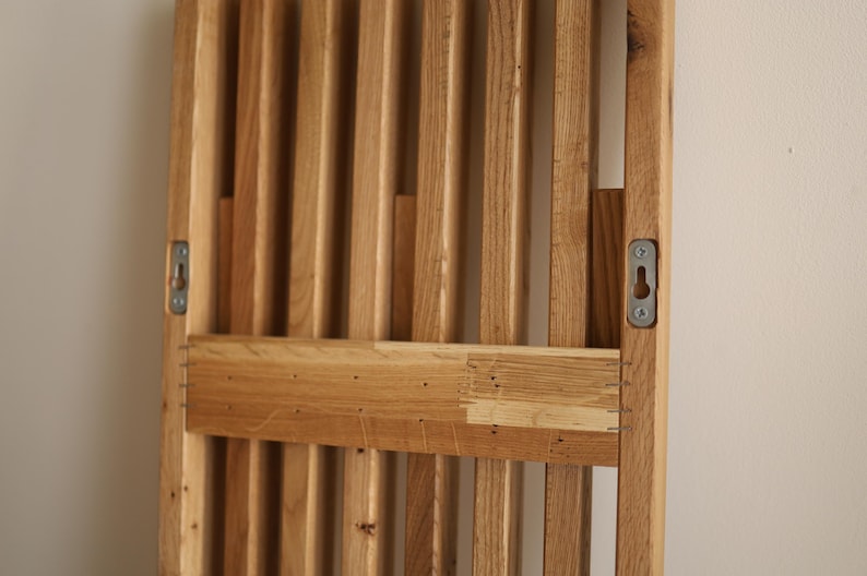Entryway Wall Coat Rack, Wooden Hooks, Mid Century Wall Hanging Towel Rack for Bathroom, Wall Hooks and Hat Rack, Rustic Wooden Bath Decor