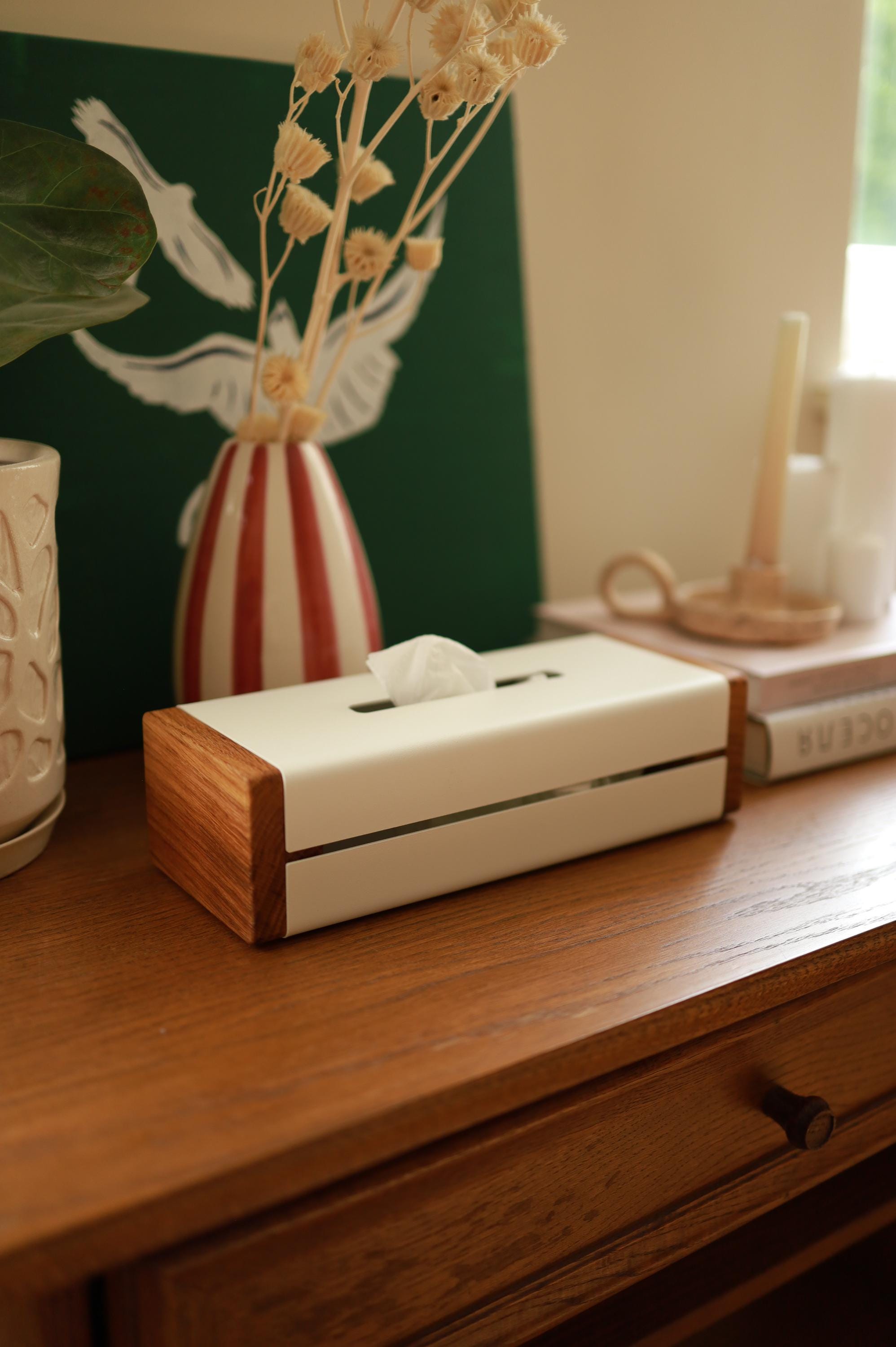 Modern Napkin Holder, Tissue Box Cover, Kitchen Organizer Decor for ...