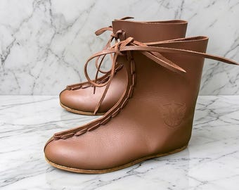Botas de cuero de Vindolanda: calzado auxiliar romano, siglos III-IV MA-47 Pascua