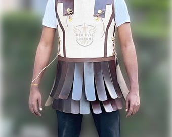 Greek Linothorax Cuirass: Hoplite Armor for Reenactment, Renfair Costume - Halloween events