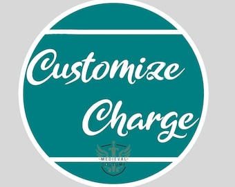 Cargo por personalización de vestuario
